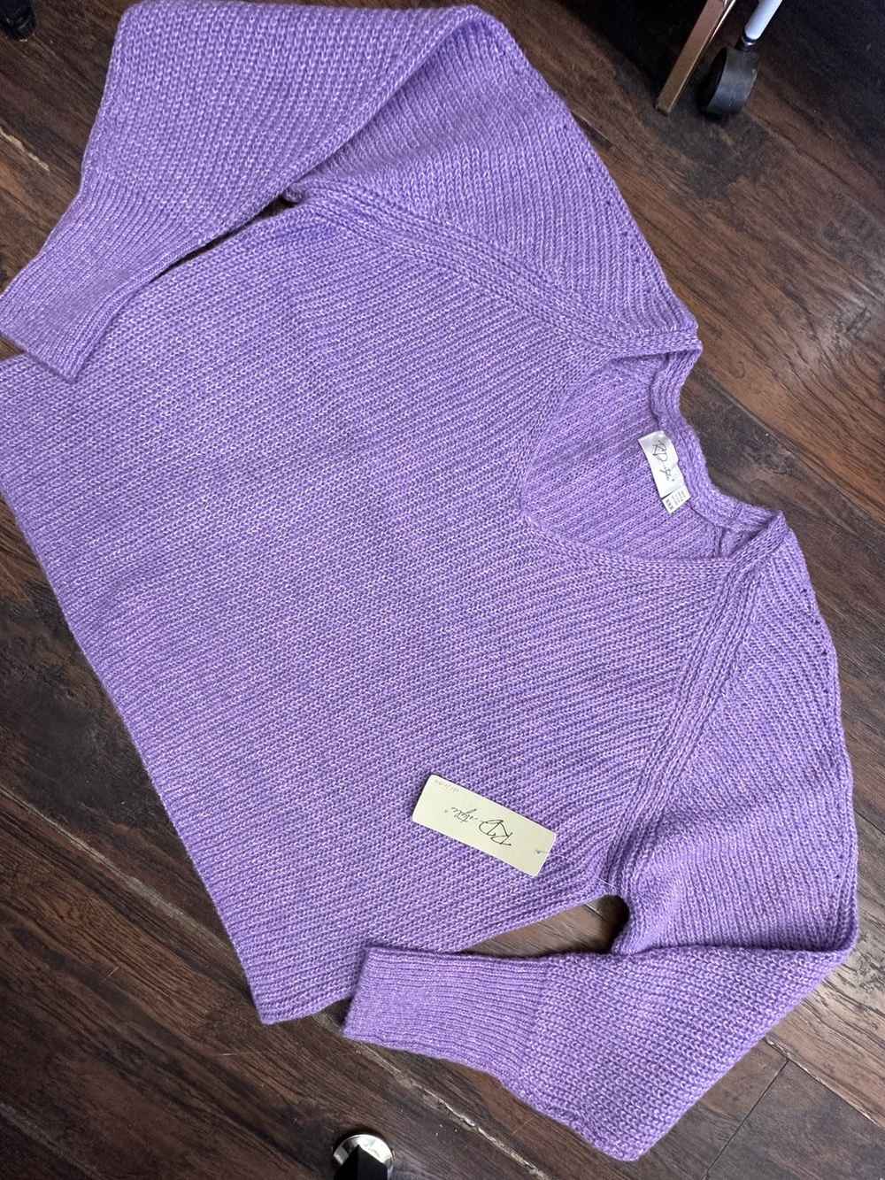 Rd style purple Knit Crewneck Sweater size M